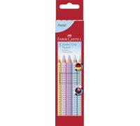 Faber-Castell Lápices Jumbo Grip 110991 Pack de 5 Pastel