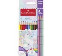 Faber-Castell Estuche de lápices de colores 111219 – Cartón, 10 lápices + 3 colores pastel