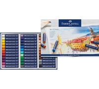 FABER-CASTELL - Set de pasteles al óleo, 36 pasteles permanentes | Colores vivos, gran poder cubriente y aplicación cremosa para técnicas creativas