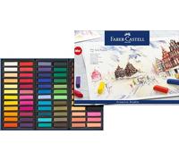 FABER-CASTELL - Set de pasteles suaves mini, 72 piezas | Tizas pastel suaves, fáciles de difuminar y mezclar para crear degradados creativos