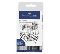 Faber-Castell 267118 - Estuche con 8 Pitt Artist Pen Hand Lettering - Kit de Iniciación