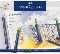 FABER-CASTELL - Set lápices Goldfaber 24, mina de tiza al óleo