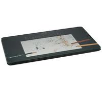 Faber-Castell 112977 - Pitt Monochrome Set en caja de metal, grandes, 33 partes , Modelos/colores Surtidos, 1 Unidad