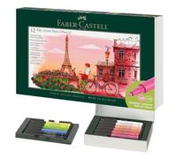 Faber-Castell Set de rotuladores de tinta china Pitt Artist Pen 12 unidades verde oscuro