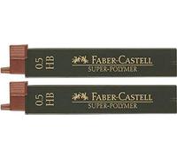 Faber Castell SUPER-POLYMER - Minas finas (0,7 HB, 2 unidades, 0,5 HB)