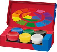 Faber-Castell Témpera/Gouache Colors, 6 botes de 20 ml