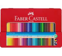 Faber-Castell Tin of 36 Colour GRIP 2001 pencils 36 Count (Pack of 1)