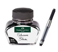 Faber-Castell - Tintero de tinta, Negro , + Konverter