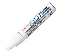 Faber-Castell uni-ball 182201 - Marcador de pintura Paint PX-30 con punta en cuña, blanco