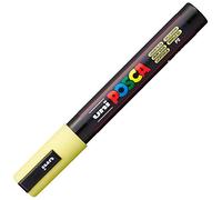 Faber-Castell uni-ball 182502 - Marcador POSCA con punta redonda, ancho de trazo 1,8-2,5 mm, amarillo claro, amarillo