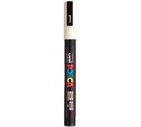 Faber-Castell uni-ball 186503 - Marcador POSCA con punta redonda fina, marfil