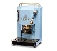 FABER COFFEE MACHINES | Modelo Pro Mini Deluxe | Cafetera monodosis ese 44 mm | | Prensacialda de latón ajustable (TURQUOISE)