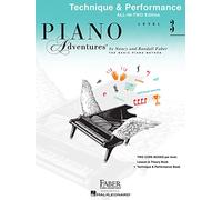 Faber piano adventures: level 3 - techn. & perf. piano +cd: Technique & Performance - Anglicised Edition