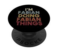 Fabian Name Fabian Personalized Name First Given PopSockets PopGrip Adhesivo