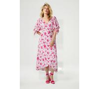 Fabienne Chapot Hannah Dress Hot Pink/cream White Talla: 34 | Vestidos Midi Outlet | Mujer | Blanco