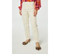 Fabienne Chapot Lola Straight Cream White Talla: W28L32 | Vaqueros Rectos Outlet | Mujer | Blanco