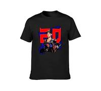 Fabio and Quartararo Moto and GP 20 Anime T-Shirt Man'S Fashion Cotton Black Clothes Unisex tee XXL