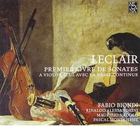 Fabio Biondi - Leclair: Primer Libro De Sonatas Para Violin Solo Y Bajo Continuo / Biondi, Alessandrini, Naddeo Y Monteilhet