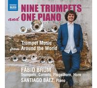 Fábio Brum Nine Trumpets and One Piano: Trumpet Music fro (CD) (Importación USA)