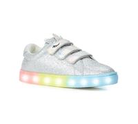 FabKids Tenis unisex de caña baja (niño, niño pequeño, niño grande), Transparente, 5 Big Kid