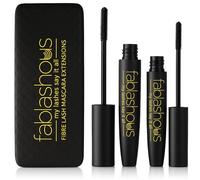 Fablashous Máscara De Pestañas 3d Con Fibras De Té Verde Natural - Efecto Extensión Y Volumen Extremo - Máscara De Pestañas Resistente Al Agua Y Antimanchas - Estuche De Lujo Con Diseño Elegante