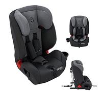 FableKids Silla de auto para niños con Isofix | Silla de auto | Grupo 1/2/3 9-36 kg | Arnés de seguridad de 3 puntos | Reposacabezas ajustable en 8 direcciones y portavasos | Gris