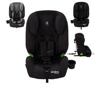 FableKids Silla de auto para niños con Isofix | Silla de auto | Silla de auto | Grupo 1/2/3 9-36 kg | Arnés de seguridad de 3 puntos | Reposacabezas ajustable en 8 direcciones y portavasos | Negro