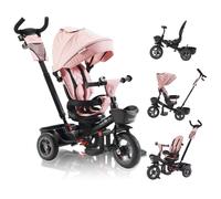 FableKids® Triciclo 5en1 Niños Triciclo Niños Manillar Bicicleta Cochecito bebe