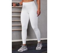 Fabletics Anywhere High-waisted Legging Classic White Talla: 4X SHORT | Leotardos Outlet | Mujer | Blanco