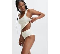 Fabletics Women's Braguita de cintura alta 24/7 Blanco Size XS