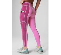 Fabletics Women's Leggings 7/8 de cintura alta Motion365+ Rosa Size XXS
