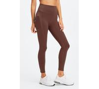 Fabletics Women's Leggings de cintura alta Utility Motion365 Trinity Brown Size XS