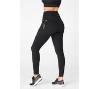 Fabletics Women's Leggings de cintura alta Utility Motion365 Trinity Negro Size XXS
