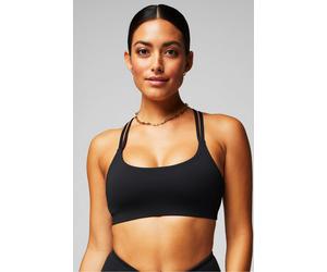 Fabletics Women's Sujetador de bajo impacto Principal Negro Plus Size XXL/1X