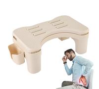 Fabón de reposo de pie - ABS Soporte de la Oficina Ergonómica | No se desliza debajo del reposapiés, cojín de masaje portátil para el lugar de trabajo en casa Cumpleaños de la Navidad Regalos de Hallo