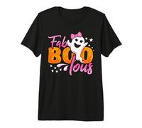 Faboolous Halloween Ghost Funny Fabulous Boo Mujeres Niñas Camiseta Premium