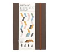 FABRIANO 19100721 - Cuaderno de bocetos LEPORELLO CROMIA, bloc de dibujo, cuaderno de bocetos, versátil para técnicas de pastel, pintura seca y acuarela