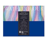 Fabriano Bloc de Acuarelas y Todos los Medios húmedos - 12 Hojas - 300 g/m² - ácido Neutro - Grano Fino - 24 x 32 cm - 9.5 x 12.5 Pulgadas