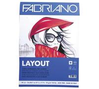 Fabriano - Bloc de dibujo (70 hojas, 21 x 29,7 cm, 75 g/m², libre de ácidos, superficie lisa, ideal para bocetos, dibujos y caligrafías)