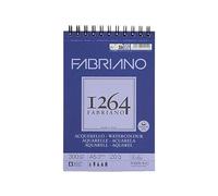 Fabriano Honsell 19100648 1264 - Bloc de dibujo (300 g/m², DIN A5, 20 hojas, papel satinado blanco natural con grano medio ácido, para todas las técnicas de secado)