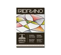 Fabriano Unica - Bloc de 1 lado pegado, papel, blanco, 29,7 x 42 cm