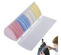 Fabric Chalk Marker - Triangle Shape Tailor Tool, Washable Erasable Chalk for Precise Lines, Smooth Application with Long Lasting Color, Quilting Sewing Supplies for Dressmakers Designers Professional