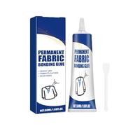 Fabric Glue for Patches - 6.1 Inch Clear Bonding | Resin Fabric Adhesive - Multipurpose Repair Solution for Denim and Leather Including a 50ml Bottle for Permanent Garment Repairs