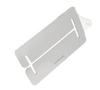 Fabric Holders - Quilting Braces for Textile Assembly | Polished Chrome Plus Strong Tension Coil & Integrated Ruler Edge for, Embroidery, Stitching and Apparel Tailoring Workmanship