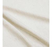 Fabric Mart Direct Avorio Lino 100% cotone Tessuto al metro, 107 cm or 42 inches Ancho, 1 metro continuo Avorio cotone Tela, Tessuto all'ingrosso per tende da tappezzeria