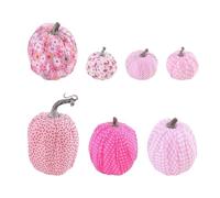 Fabric Pumpkin Set, Fall Table Decoration with Soft Pumpkins, Mantel Weddin