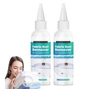 Fabric Rust Remover, 3.38oz Fabric Rust Stain Remover For Clothes, Fabric Rust Stain Remover, Strong Clothes Rust Remover, Iron Out Rust Stain Remover, Rust Remover For Clothes (2pcs)