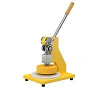 Fabric Sampling Knife, Circle Sampler Cutter, with 100cm² Standard Circular Blade, for Grammage Sampling of Various Materials Including Fabric, PVC, Paper, etc(Yellow)