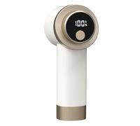 Fabric Shaver - Lint Removal Tool for Surfaces Refresh | ABS Housing with Stainless Steel Bladed Net, Digital LED Screen Display, Rechargeable Defuzzer Device for Sofa Clothing Blanket Carpet Care