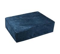 Fabric Turntable Dust Cover, Protective Soft Sleeve, Home Studio Accessory, Record Player, DJ Console, Stereo System, Less Shield Use for Men, Women, Teens, Kids, Black, Blue
